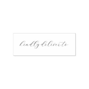 Elegant vriendelijk leveren aan bruiloft envelop zelfinktende stempel