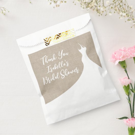 Elegant Vrijgezellenfeest Favor Bag burlap Bedankzakje (Gezegeld)