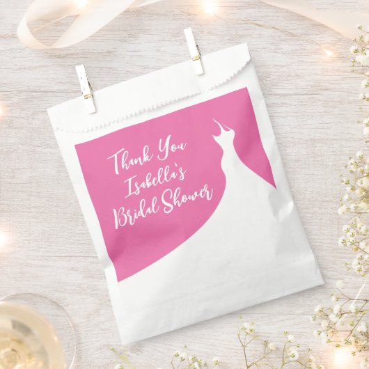 Elegant Vrijgezellenfeest Favor Bag fuchsia Bedankzakje (Geknipt)