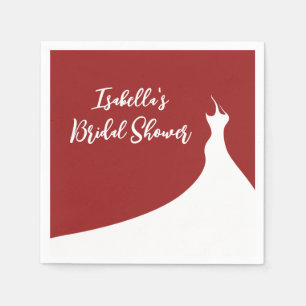 Elegant Vrijgezellenfeest Napkin red Servet