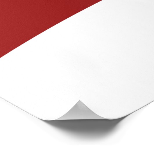 Elegant Vrijgezellenfeest Poster rood (Hoek)