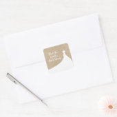 Elegant Vrijgezellenfeest Sticker wit (Envelop)