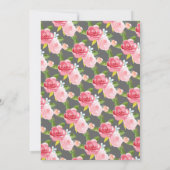 Elegant Vrijgezellenfeest Tea Uitnodiging (Achterkant)