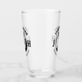Elegant Vrouwen Golf Monogram Ontwerp Glas (Rechts)