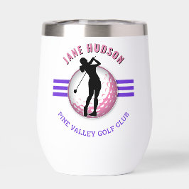 Elegant vrouwen golfer ontwerp