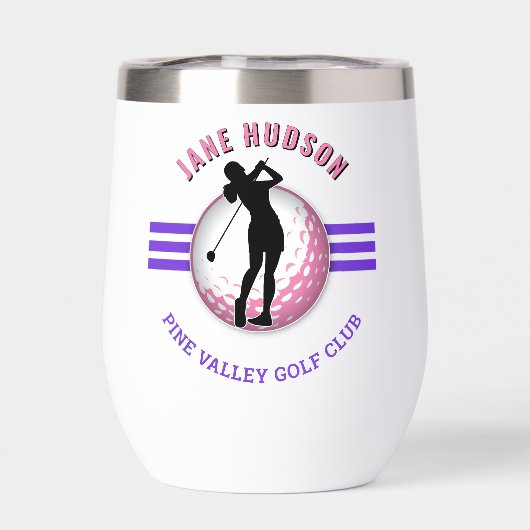Elegant vrouwen golfer ontwerp (Achterkant)