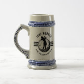 Elegant vrouwen golfer ontwerp bierpul (Links)