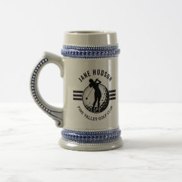 Elegant vrouwen golfer ontwerp bierpul
