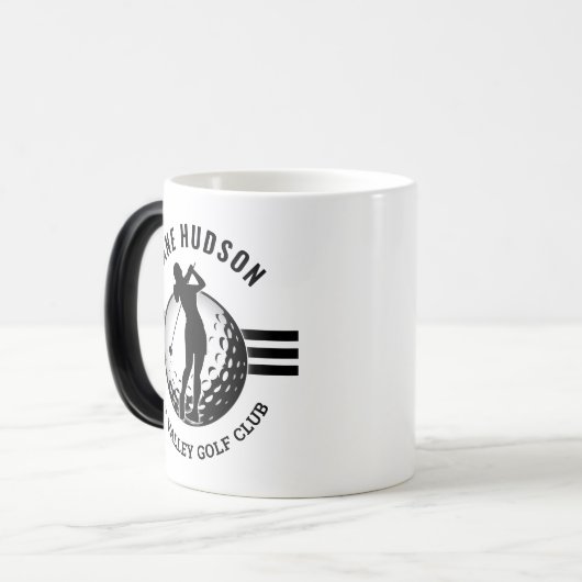 Elegant vrouwen golfer ontwerp magische mok (Voorkant links)