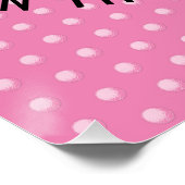 Elegant vrouwen golfer ontwerp perfect poster (Hoek)