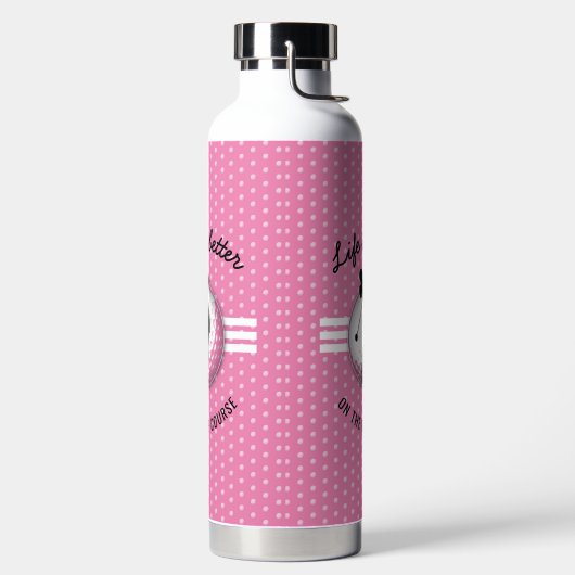 Elegant vrouwen golfer ontwerp waterfles (Links)