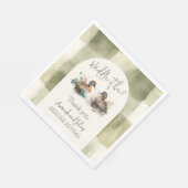 Elegant Waddle It Be Mallard Duck Genderonthulling Servet (Hoek)