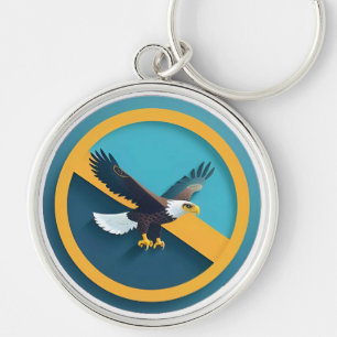 Elegant Wapendwaas Embleem Sleutelhanger