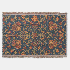 Elegant Warm  Bloemen Barok Damask Deken