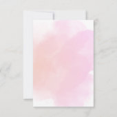  Elegant Watercolor Ballerina Birthday Invitation  (Dos)