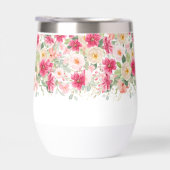 Elegant Watercolor Bright Pink Floral Wedding (Droite)