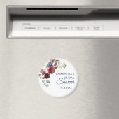 Elegant Watercolor Floral Bridal Shower Magneet (Insitu (Vaatwasser))