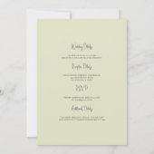 Elegant Watercolor Floral Wedding Invitation (Dos)