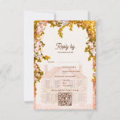 Elegant Watercolor Rustic Garden Arch Wedding RSVP (Dos)