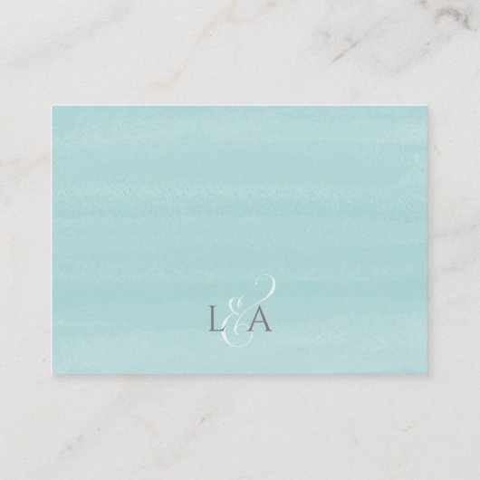 Elegant Waterverf band band dollar QR code RSVP Informatiekaartje (Achterkant)