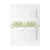 Elegant Waterverf blad Uitnodigingen Wikkel (Voorkant Voorbeeld)