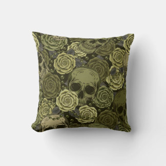 Elegant waterverf bloemen decoratief patroon kussen