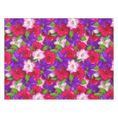 Elegant waterverf bloemen decoratief patroon tafelkleed (Voorkant (Horizontaal))