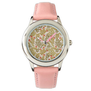 Elegant Waterverf bloemmotief Horloge