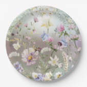 Elegant Waterverf Bloempapier Bord (Voorkant)