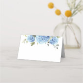 Elegant Waterverf Blue Hydrangea Wedding (Voorkant)