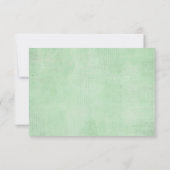 Elegant Waterverf Botanical Greenery Wedding RSVP Kaart (Achterkant)