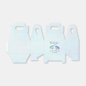 Elegant Waterverf Butterfly Duo Wedding Bedankdoosjes (Uitgevouwen)