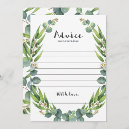 Elegant Waterverf Eucalyptus Advies voor Bride