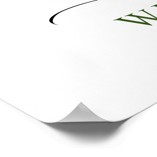 Elegant Waterverf Eucalyptus Engagement Party Poster (Hoek)