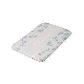 Elegant Waterverf Eucalyptus Persoonlijke benaming Badmat (Gekanteld)