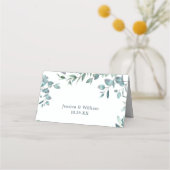 Elegant Waterverf Eucalyptus Weddenschappen Table (Achterkant)