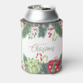 Elegant Waterverf Festive Decorations kerst Blikjeskoeler (Blikje Achterkant)