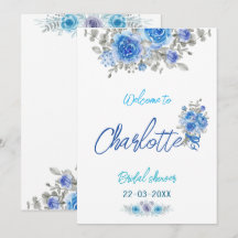 Elegant Waterverf Floral Bridal Shower