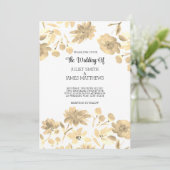 Elegant  Waterverf Floral design Kaart (Staand voorkant)