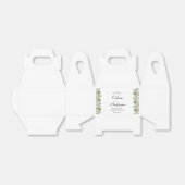 Elegant Waterverf Floral Pastel Wedding Cake Bedankdoosjes (Uitgevouwen)