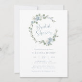 Elegant Waterverf Floral Vrijgezellenfeest Kaart (Voorkant)