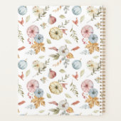 Elegant Waterverf herfstpatroon Planner (Achterkant)