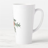 Elegant Waterverf Kerstmis Latte Mok (Rechts)