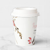 Elegant Waterverf Kerstmis Papieren Bekers (Rechts)