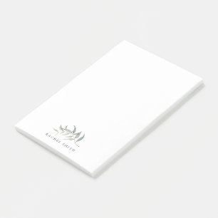 elegant waterverf leaf op maat post-it® notes