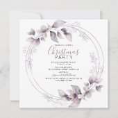 Elegant Waterverf Lijst | Kerstfeestdag Kaart (Voorkant)