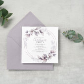 Elegant Waterverf Lijst | Kerstfeestdag Kaart