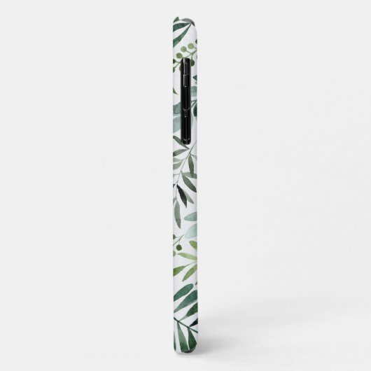 Elegant Waterverf met botanische bladeren Case-Mate iPhone Case (Achterkant/links)