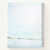 Elegant Waterverf Ocean Beach Weddenschap Book Notitieboek (Achterkant)