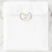 Elegant Waterverf Olive Branch Wedding Sticker (Tas)